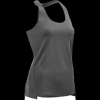 Training Tank Top, Women, Grey, Front View