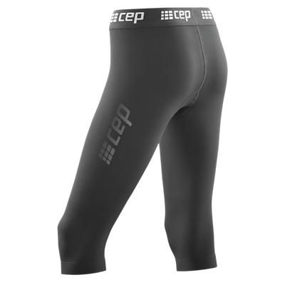 Ski Compression 3/4 Base Tights, Men, Black, Back View