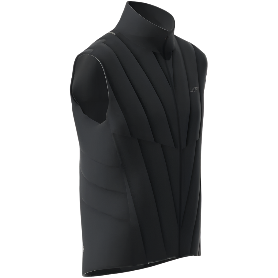 Winter Run Vest, Men, Black, Front View