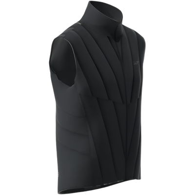 Winter Run Vest, Men, Black, Front View