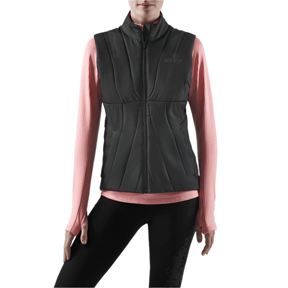 Chaleco de running para mujer para invierno