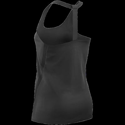 Training Tank Top, Women, Black, Back View