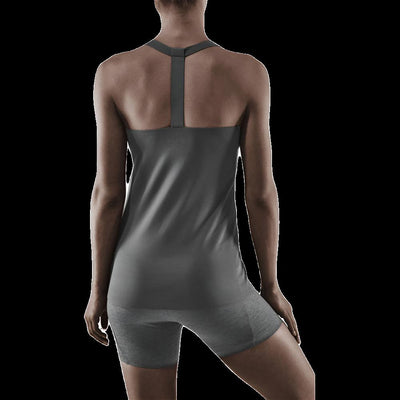 Training Tank Top, Women, Grey, Back View Model