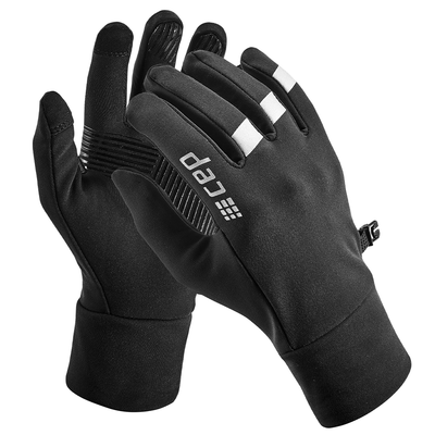 Winter Run Gloves, Black