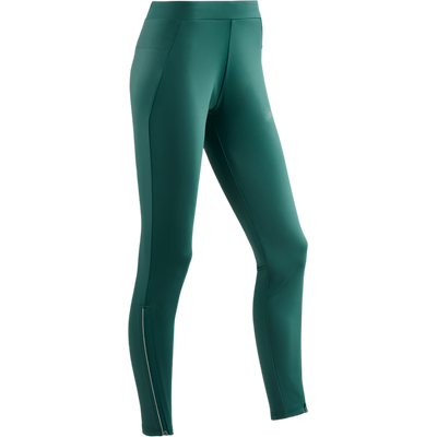 Winter Run Pants, Men, Green, Front View