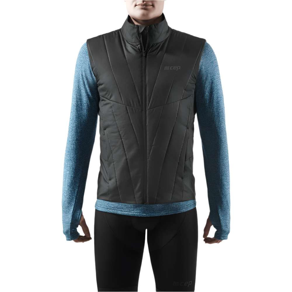 Winter Run Vest, Men, Black