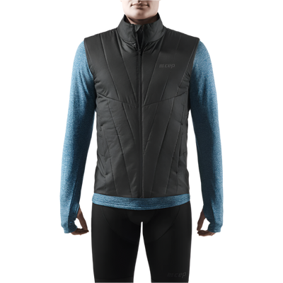 Winter Run Vest, Men, Black
