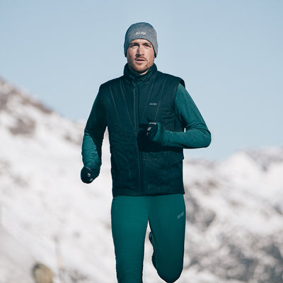 Winter Run Vest, Men, Black, Lifestyle