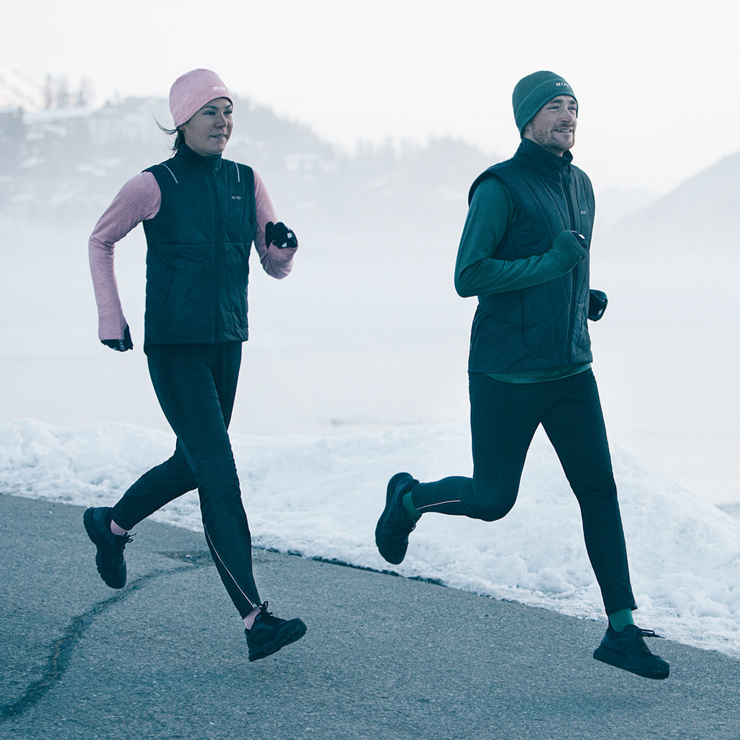 Χειμερινό Παντελόνι Για Τρέξιμο, Γυναίκες, Μαύρο, Lifestyle 2