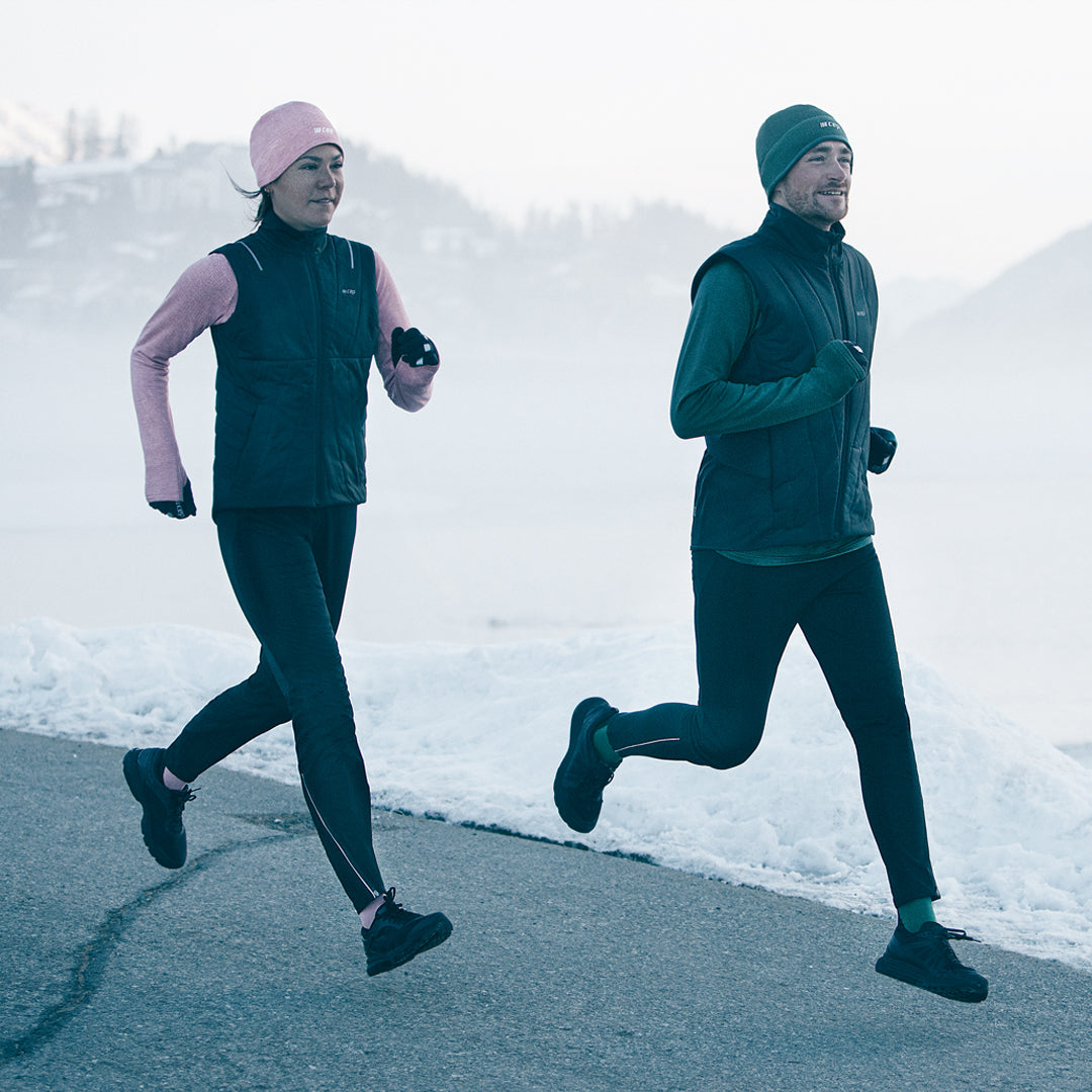 Winter Run Pants, Women, Black, Lifestyle 2