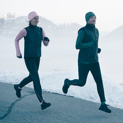 Winter Run Pants, Women, Black, Lifestyle 2