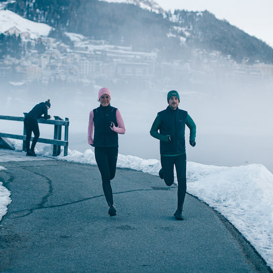 Χειμερινό Παντελόνι Για Τρέξιμο, Γυναίκες, Μαύρο, Lifestyle 4