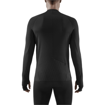 Cold Weather Shirt, Men, Black, Back View Model