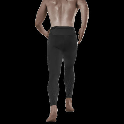 Cold Weather Tights, Men, Black - Back View Model