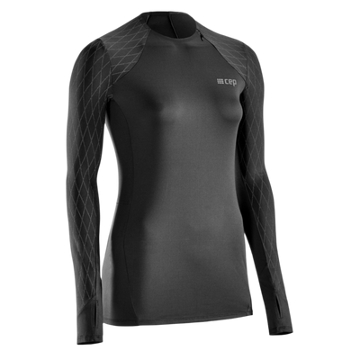 Cold Weather Shirt, Women, Black, Front View