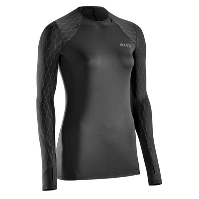 Cold Weather Shirt, Women, Black, Front View