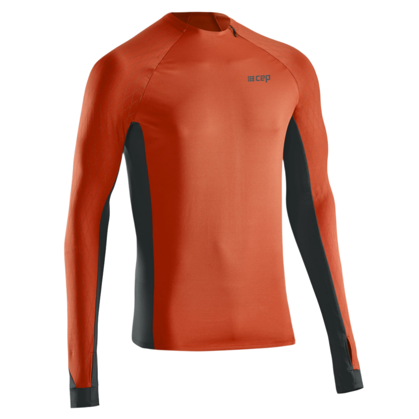 Cold Weather Shirt, Men, Dark Orange, Front View