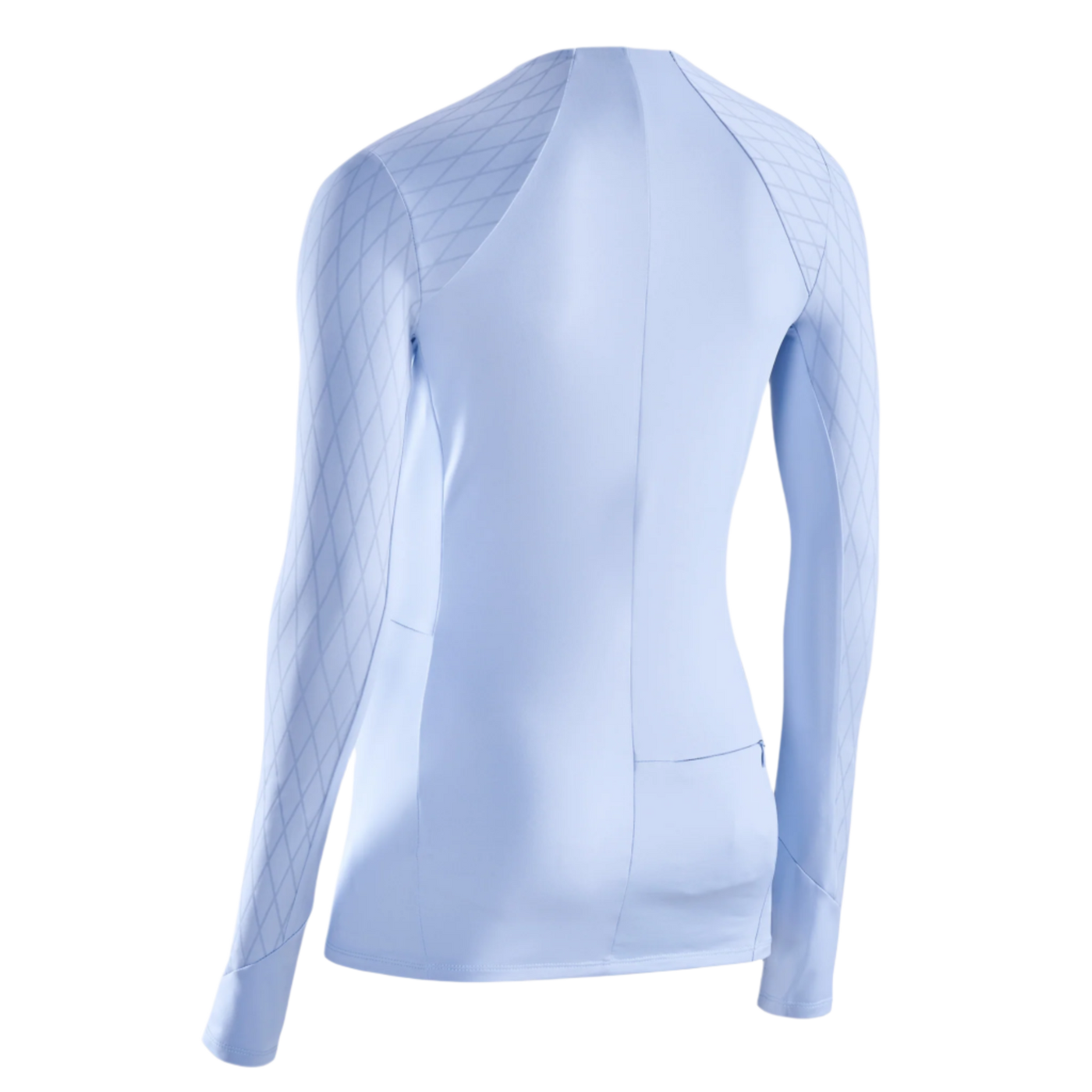 Cold Weather Shirt, Women, Light Blue, Back Detail