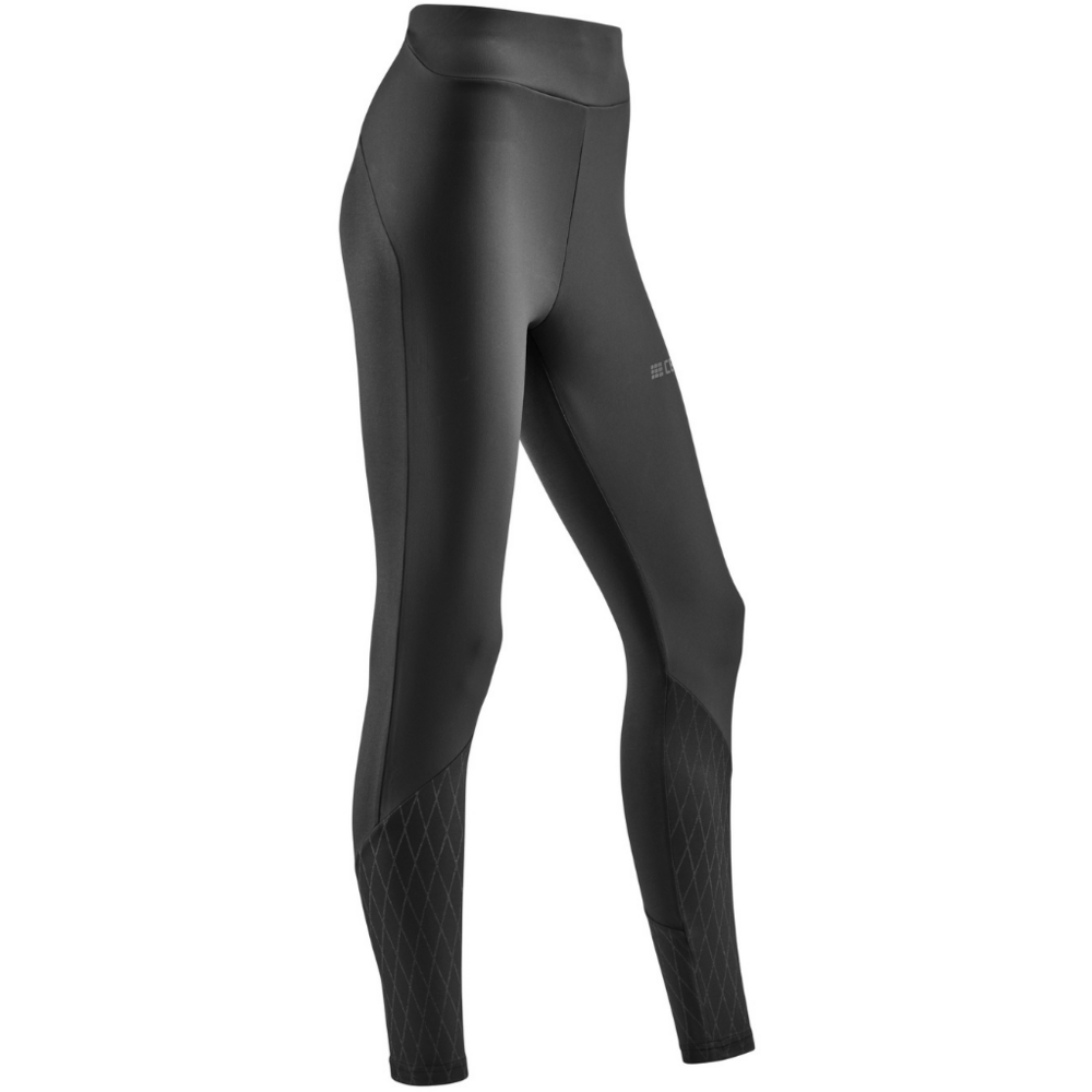 Cold Weather Tights, Women, Black - Front View