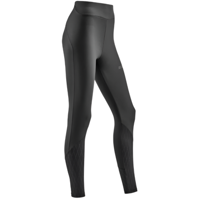 Cold Weather Tights, Women, Black - Front View