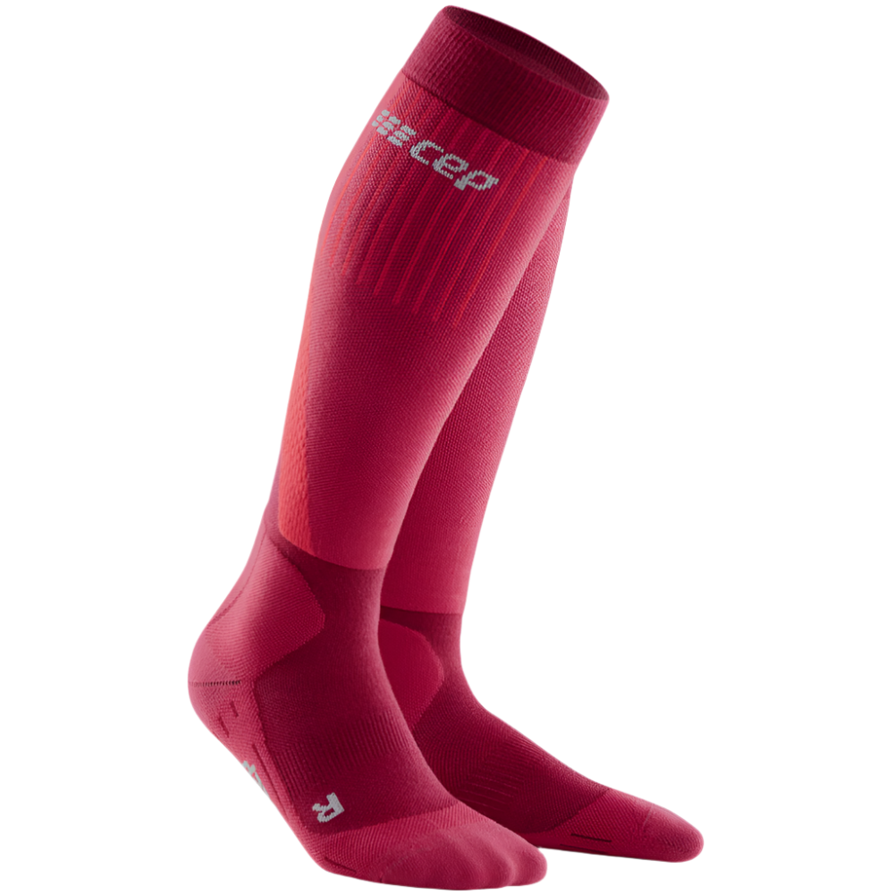 Ski Touring Socks, Men, Red - Side View