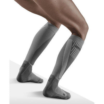 Ski Touring Socks, Women, Grey - Back View Model