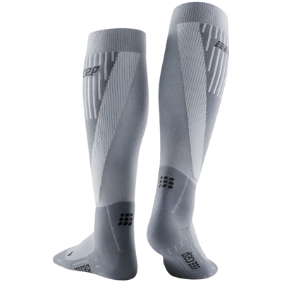 Ski Touring Socks, Men, Grey - Rear View
