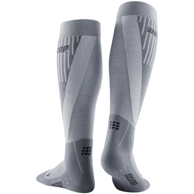 Ski Touring Socks, Women, Grey - Rear View