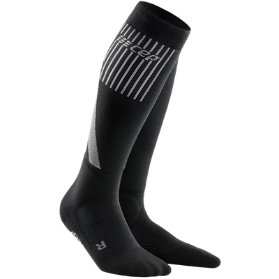 Cold Weather Socks, Men, Black - Front View