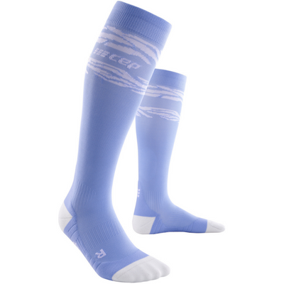 Animal Socks, Women, Sky/White - Side View