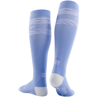 Animal Socks, Women, Sky/White - Rear View