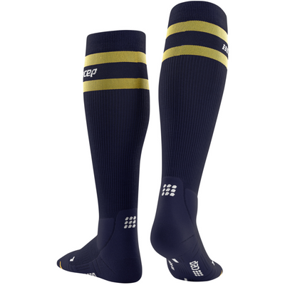 CEP Hiking 80's Socks, Tall, Men, Peacoat/Gold, Back Alternate View