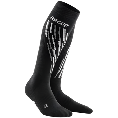 Ski Thermo Socks, Men, Black/Anthracite - Front View