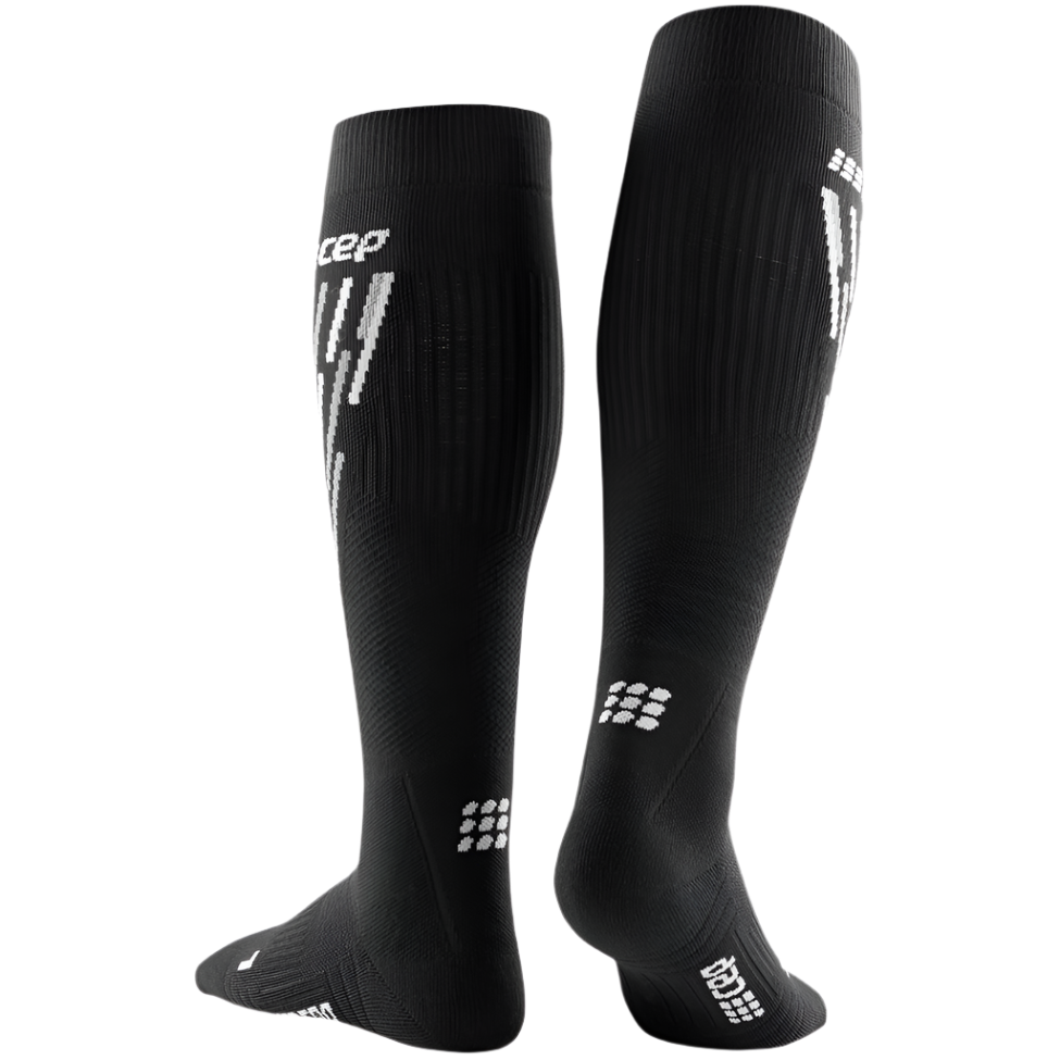 Ski Thermo Socks, Men, Black/Anthracite - Back View