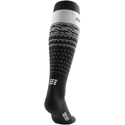 Ski Thermo Merino Socks, Men, Black/Grey - Back View