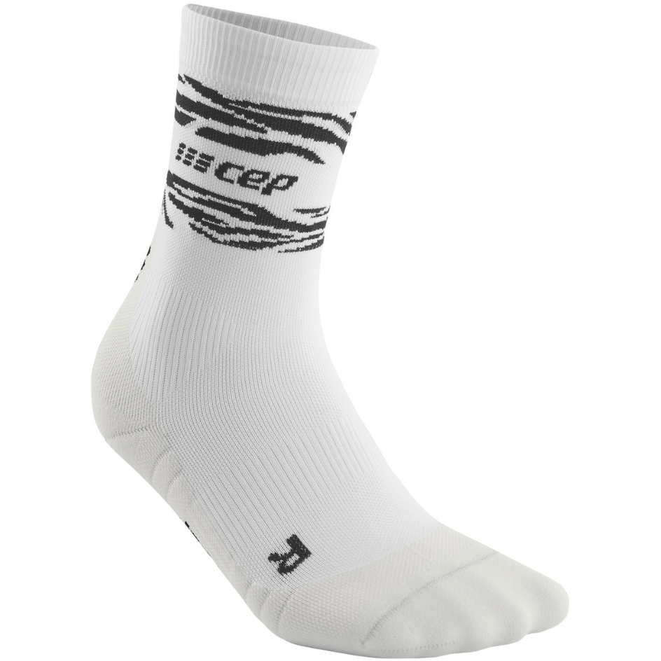 Animal Mid-Cut Socks, Men, Dark Blue/Black - Front View