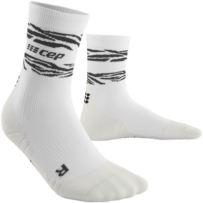 Animal Mid-Cut Socks, Men, Dark Blue/Black - Front Alternate View