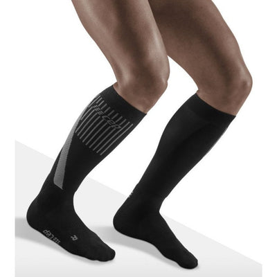 Ski Touring Socks, Men, Black - Front View Model
