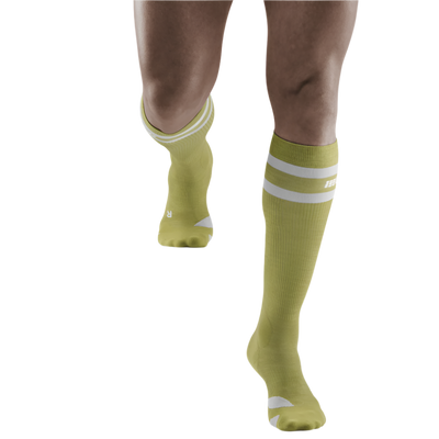 CEP Hiking 80's Socks, Tall, Men, Olive/Grey