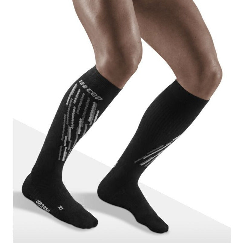 Ski Thermo Socks, Men, Black/Anthracite - Front View Model