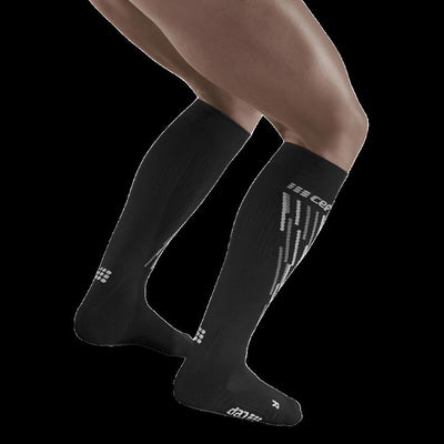 Ski Thermo Socks, Men, Black/Anthracite - Back View Model