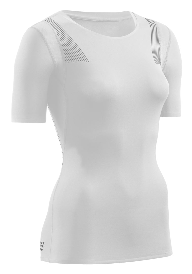 Wingtech Short Sleeve Shirt, Women, White