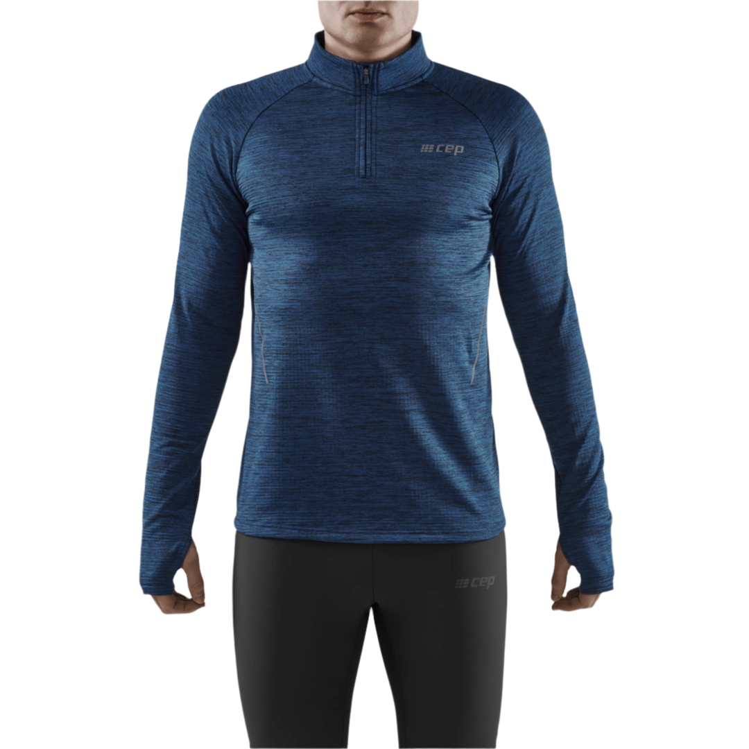 Winter Run 1 4 Zip Pullover for Men Clearance CEP Compression