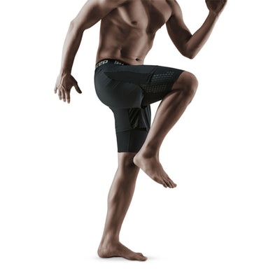2-in-1 Training Shorts, Men, Black
