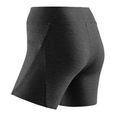 Training Active Shorts, Women, Black, Back View