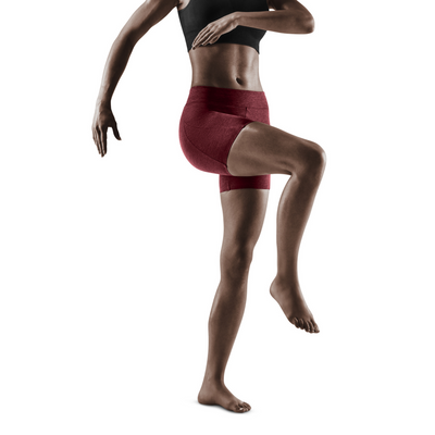 Training Active Shorts, Women, Cardio Cherry Melange