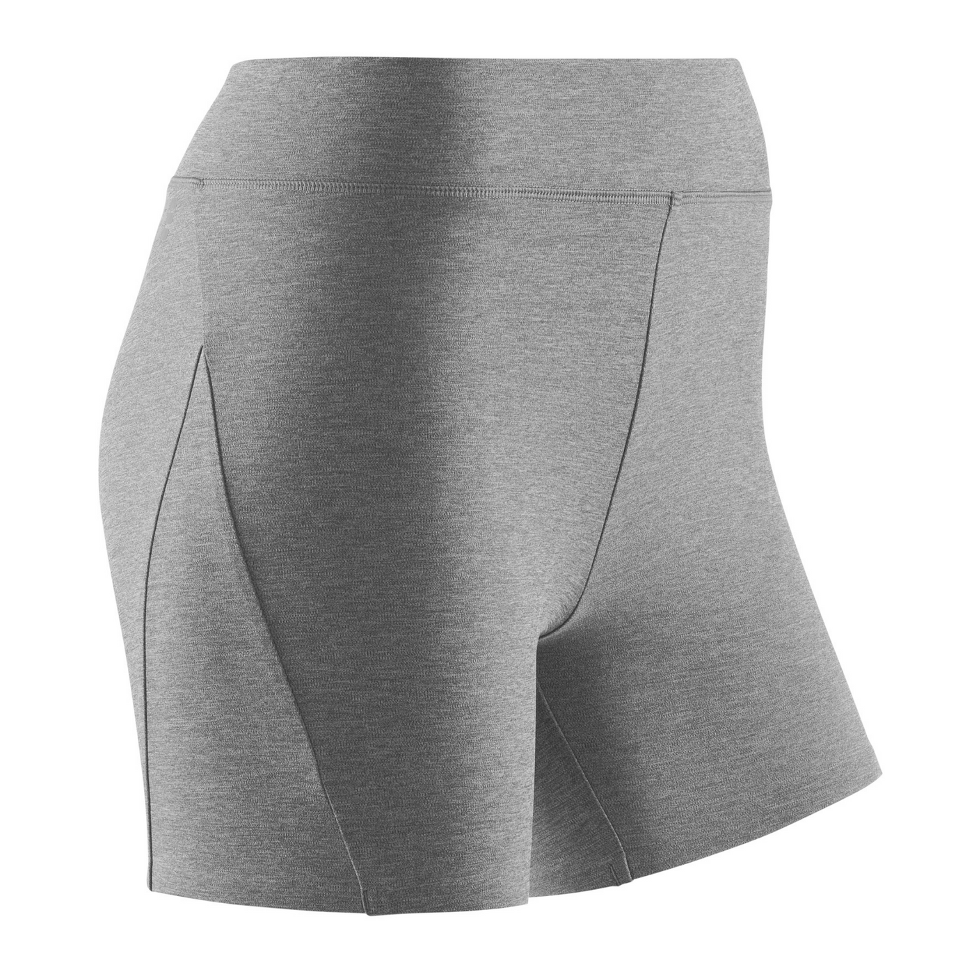 Training Active Shorts, Women, Grey Melange, Front View