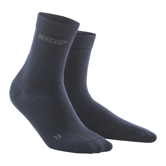 Allday Merino Κάλτσες Συμπίεσης Mid Cut, Ανδρικές, Σκούρο Μπλε, Μπροστινή Όψη