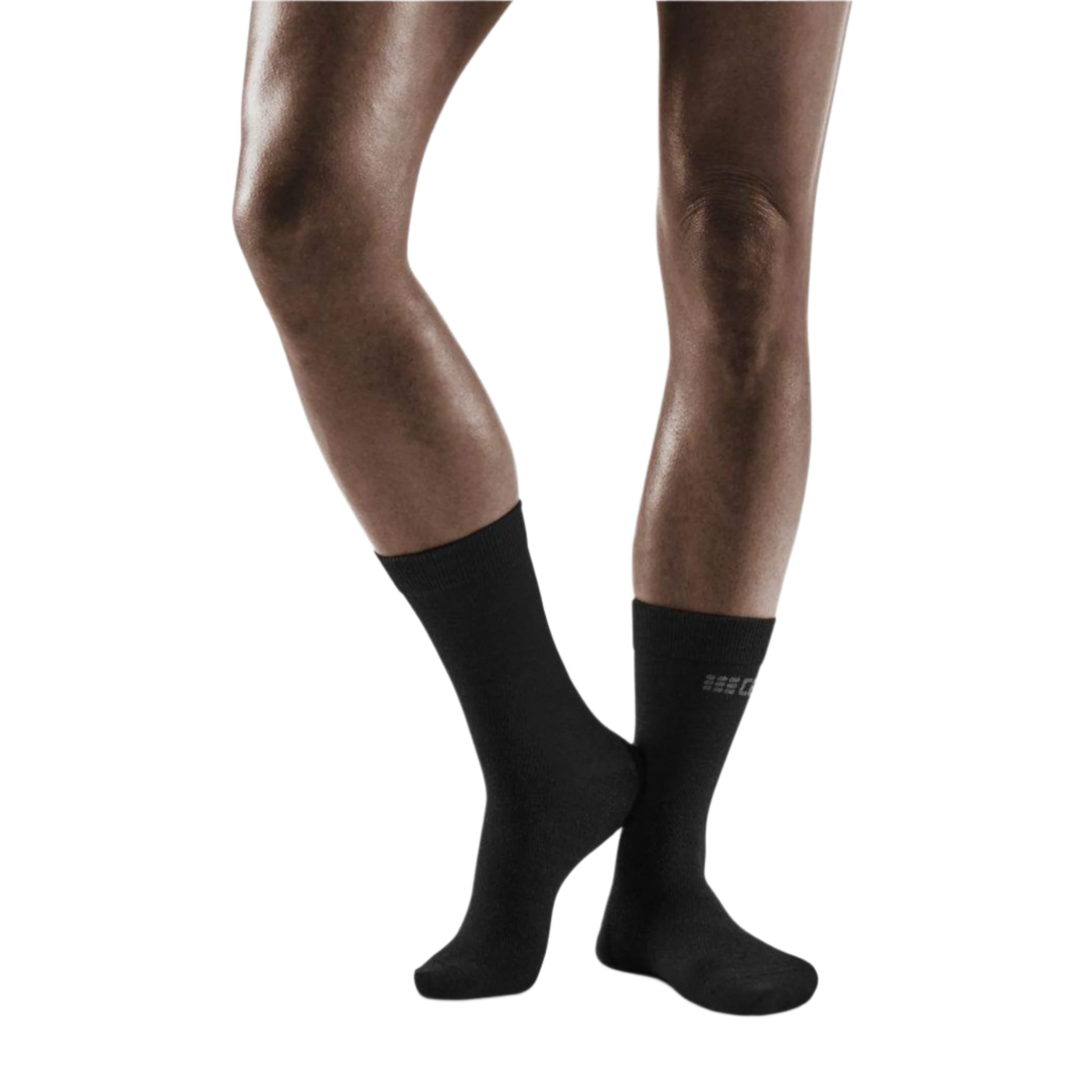 Allday Merino Mid Cut Compression Socks, Women, Anthracite