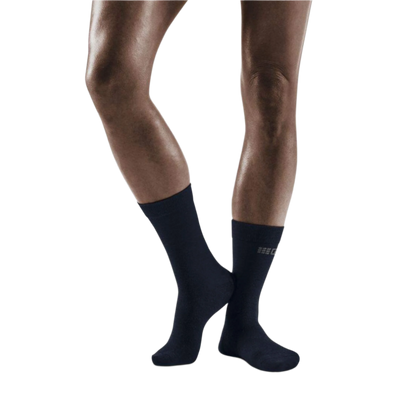 Allday Merino Mid Cut Compression Socks, Women, Dark Blue